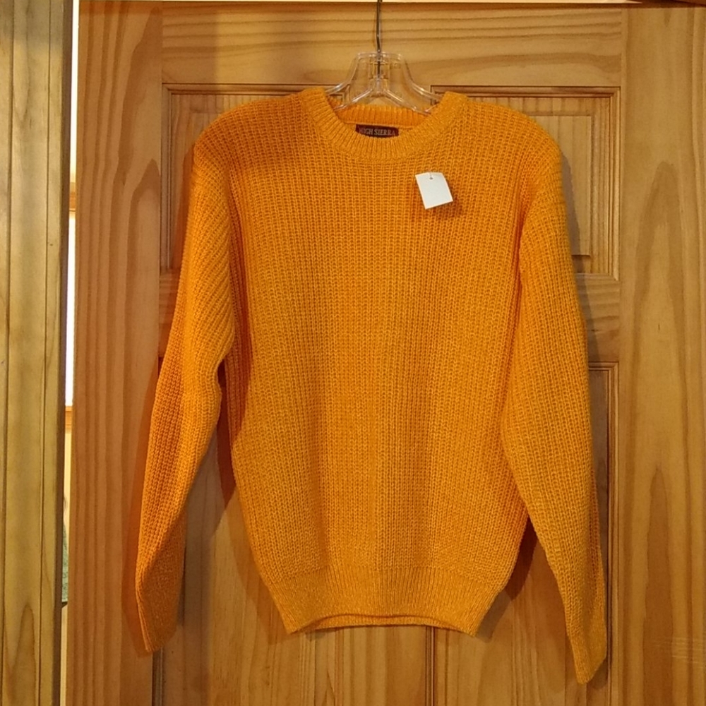 New Gold/Light Gold Sweater